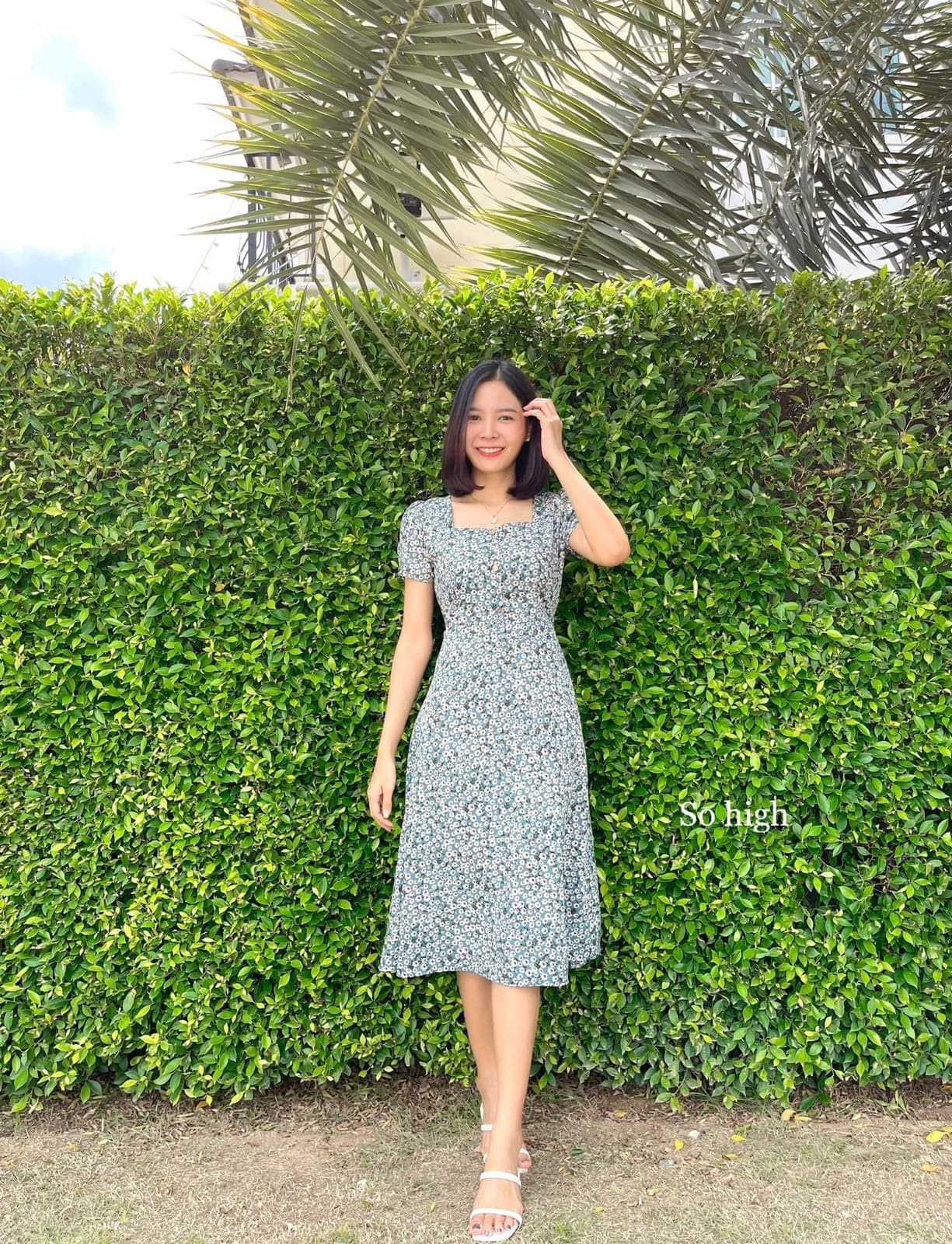Pink Floral Maxi Dress